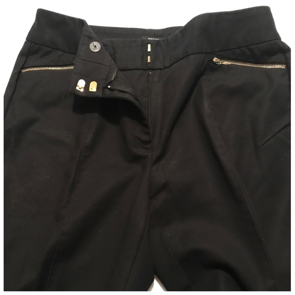 Style & Co Stretch, Ankle Cropped Black Pants - Picture 7 of 8